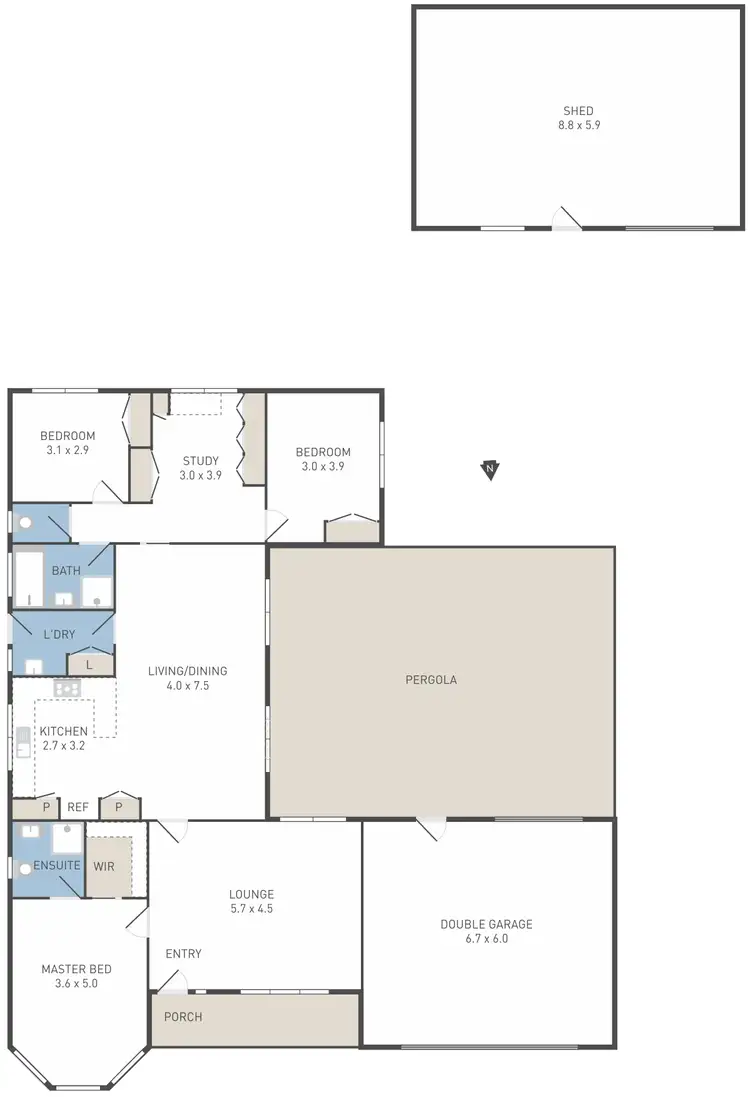 Floorplan of Homely house listing, 24 Wood Grove, Burnside VIC 3023