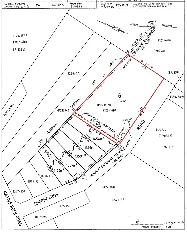 Floorplan of Homely land listing, 15 Shepheards Road, Railton TAS 7305