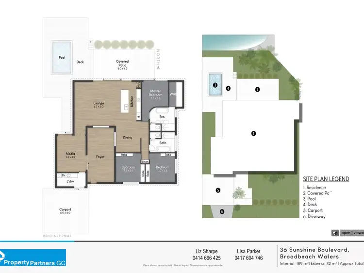 Floorplan of Homely house listing, 36 Sunshine Boulevard, Broadbeach Waters QLD 4218