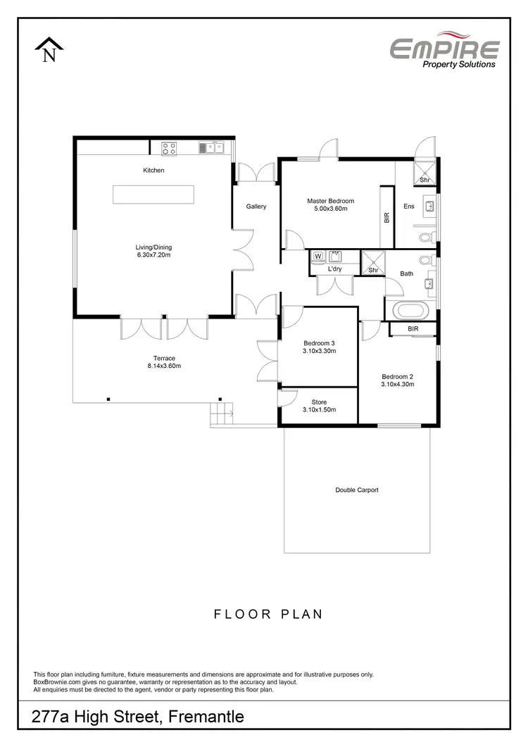 Floorplan of Homely house listing, 277A High Street, Fremantle WA 6160