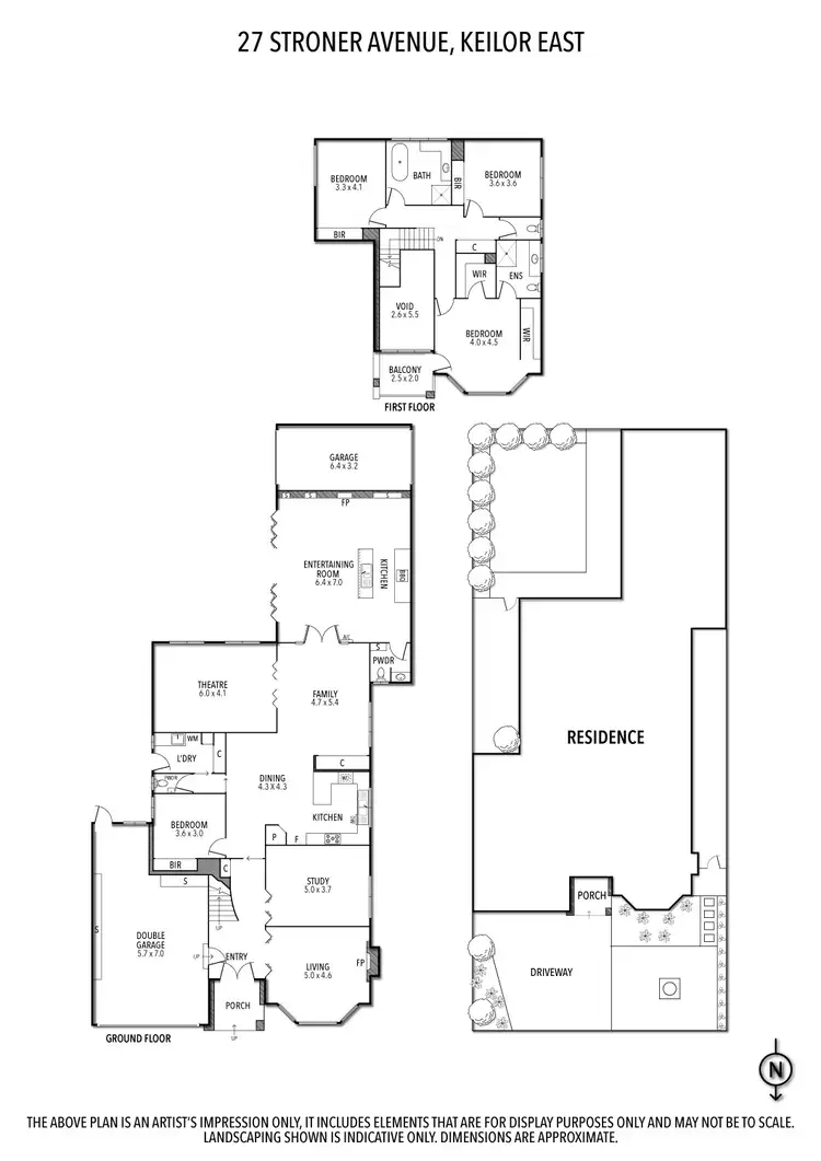 Floorplan of Homely house listing, 27 Stroner Avenue, Keilor East VIC 3033