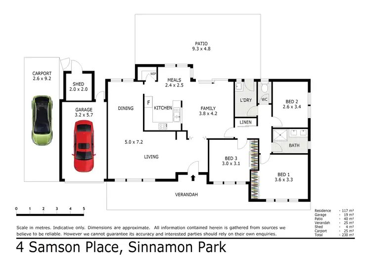 Floorplan of Homely house listing, 4 Samson Place, Sinnamon Park QLD 4073