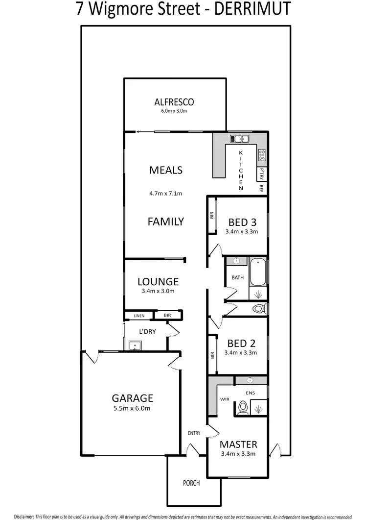 Floorplan of Homely house listing, 7 Wigmore Street, Derrimut VIC 3026