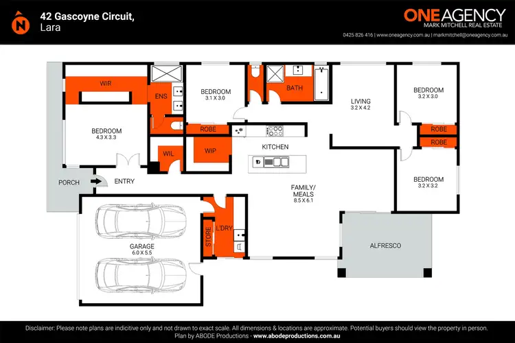 Floorplan of Homely house listing, 42 Gascoyne Circuit, Lara VIC 3212