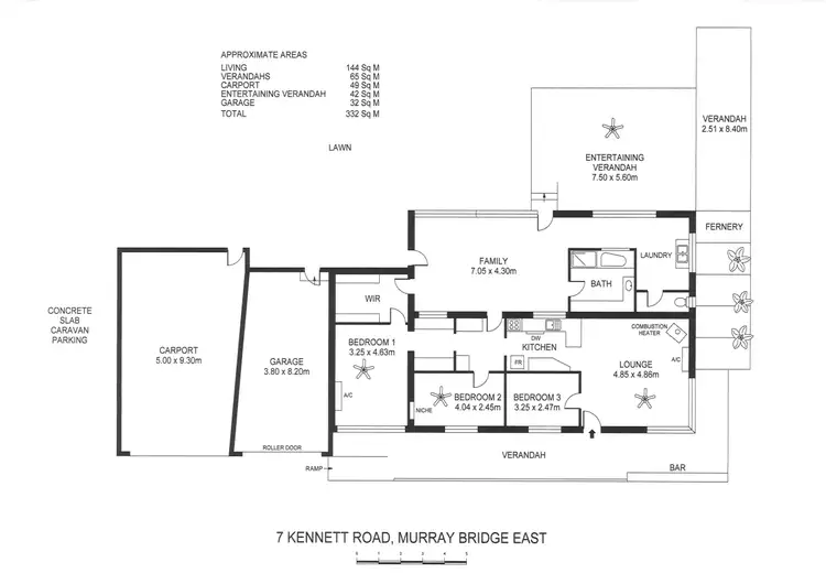 Floorplan of Homely house listing, 7 Kennett Road, Murray Bridge East SA 5253