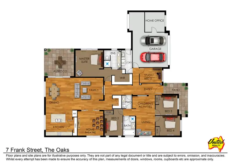 Floorplan of Homely house listing, 7 Frank Street, The Oaks NSW 2570