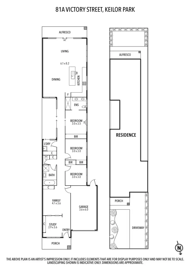 Floorplan of Homely house listing, 81A Victory Street, Keilor Park VIC 3042
