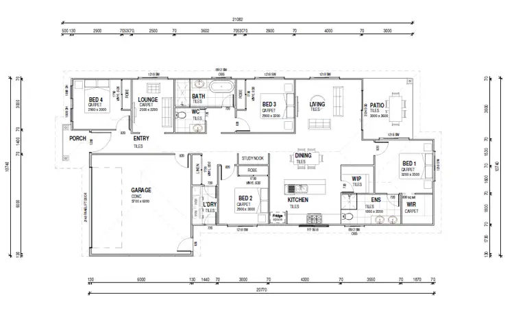 Floorplan of Homely house listing, 96 Carnarvon Street, Yarrabilba QLD 4207