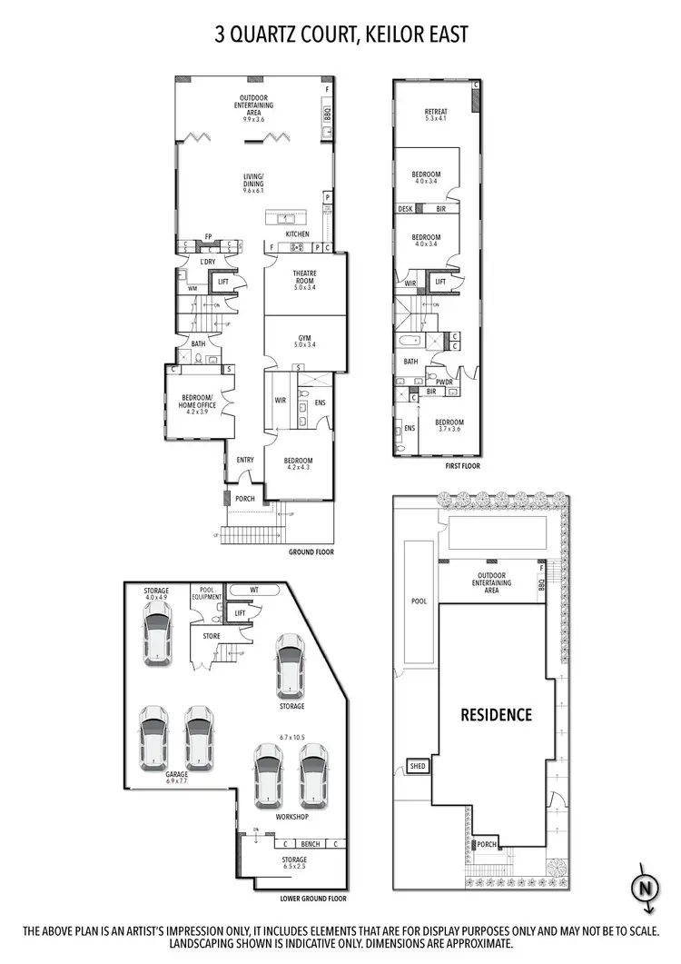 Floorplan of Homely house listing, 3 Quartz Court, Keilor East VIC 3033