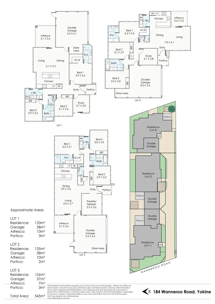 Floorplan of Homely villa listing, 184A Wanneroo Road, Yokine WA 6060