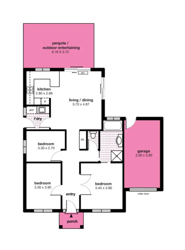 Floorplan of Homely house listing, 33D Orlando Avenue, Hampstead Gardens SA 5086