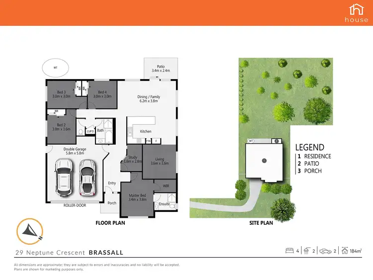 Floorplan of Homely house listing, 29 Neptune Crescent, Brassall QLD 4305
