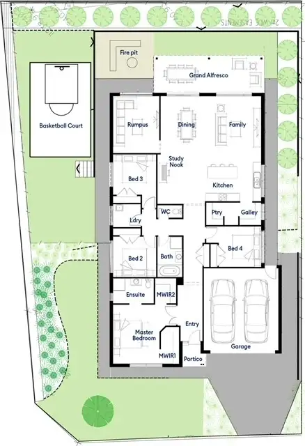 Floorplan of Homely house listing, 13 Topographical Crescent, Greenvale VIC 3059