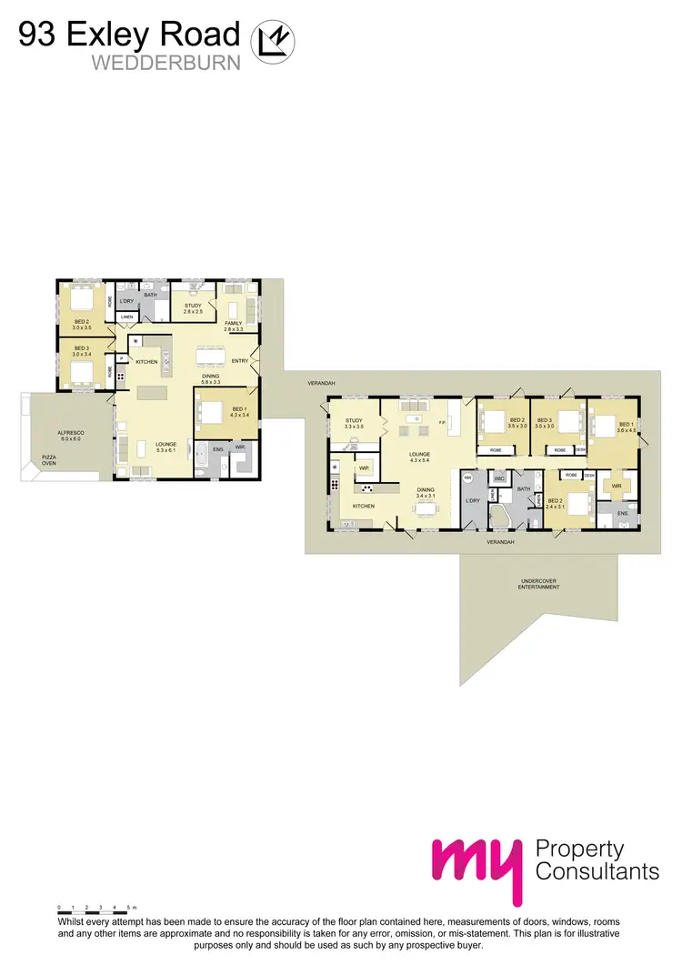 Floorplan of Homely rural property listing, 93 Exley Road, Wedderburn NSW 2560