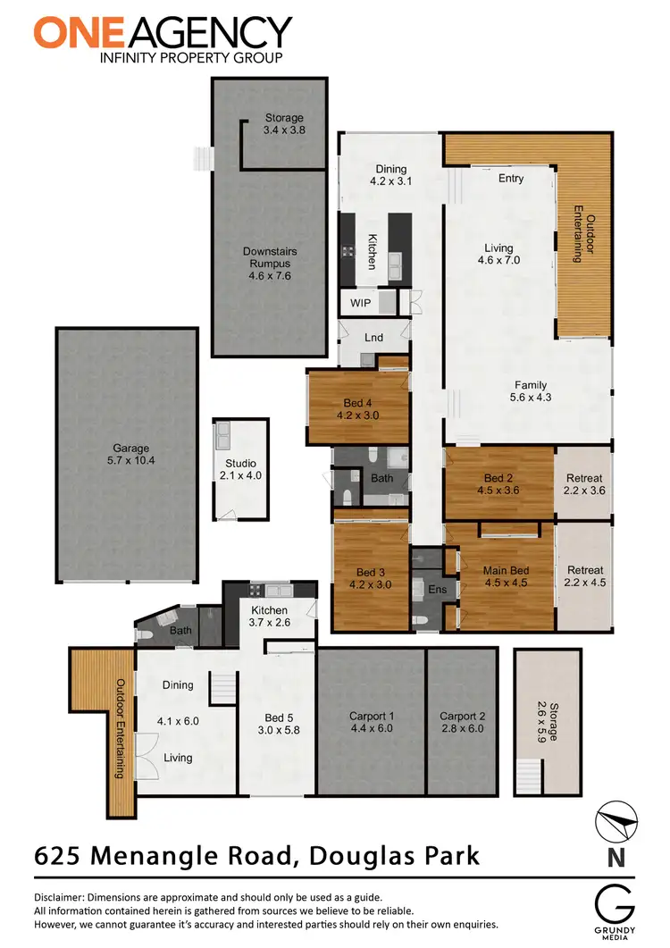 Floorplan of Homely house listing, 625 Menangle Road, Douglas Park NSW 2569