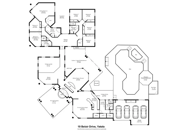 Floorplan of Homely house listing, 19 Belair Drive, Yatala QLD 4207