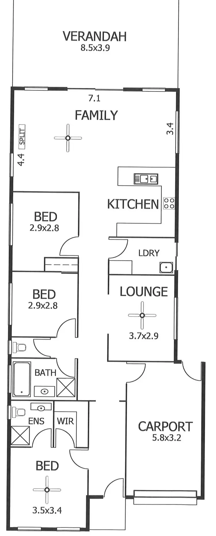 Floorplan of Homely house listing, 4 Waterlily Terrace, Murray Bridge SA 5253