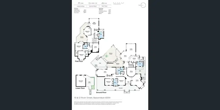 Floorplan of Homely house listing, 10 & 12 River Street, Bassendean WA 6054