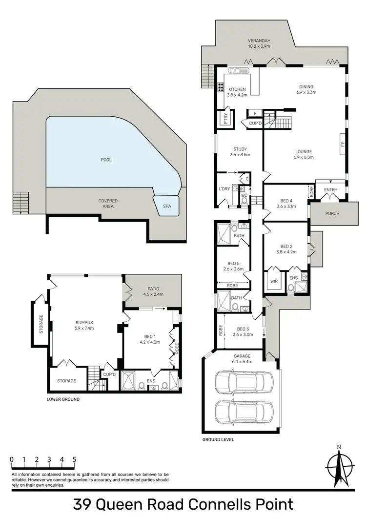 Floorplan of Homely house listing, 39 Queens Road, Connells Point NSW 2221