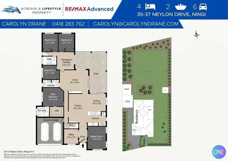 Floorplan of Homely house listing, 35-37 Neylon Drive, Ningi QLD 4511