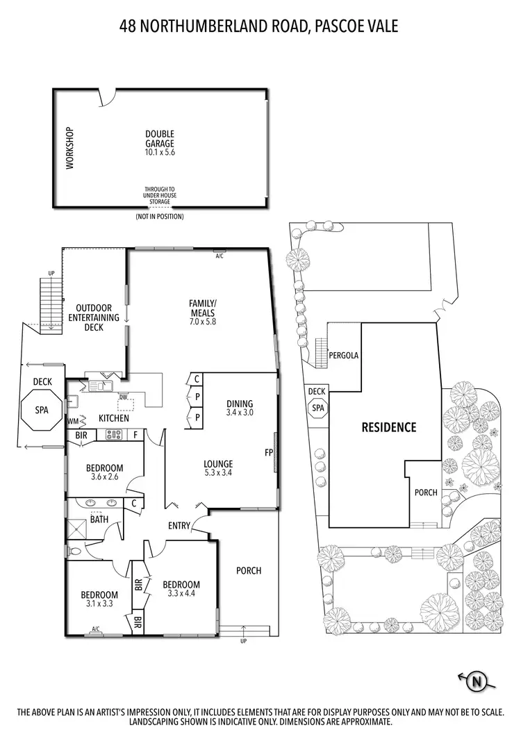 Floorplan of Homely house listing, 48 Northumberland Road, Pascoe Vale VIC 3044