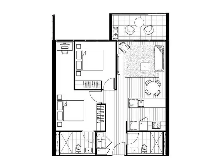 Floorplan of Homely apartment listing, 409/118 Cairnlea Drive, Cairnlea VIC 3023