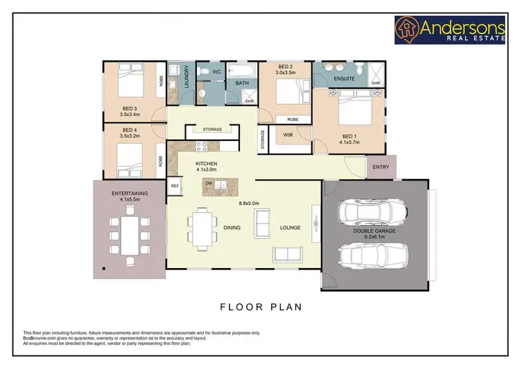 Floorplan of Homely house listing, 39 Shelly Court, Mission Beach QLD 4852