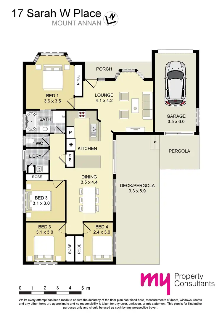 Floorplan of Homely house listing, 17 Sarah West Place, Mount Annan NSW 2567