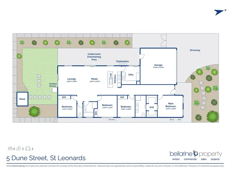 Floorplan of Homely house listing, 5 Dune Street, St Leonards VIC 3223