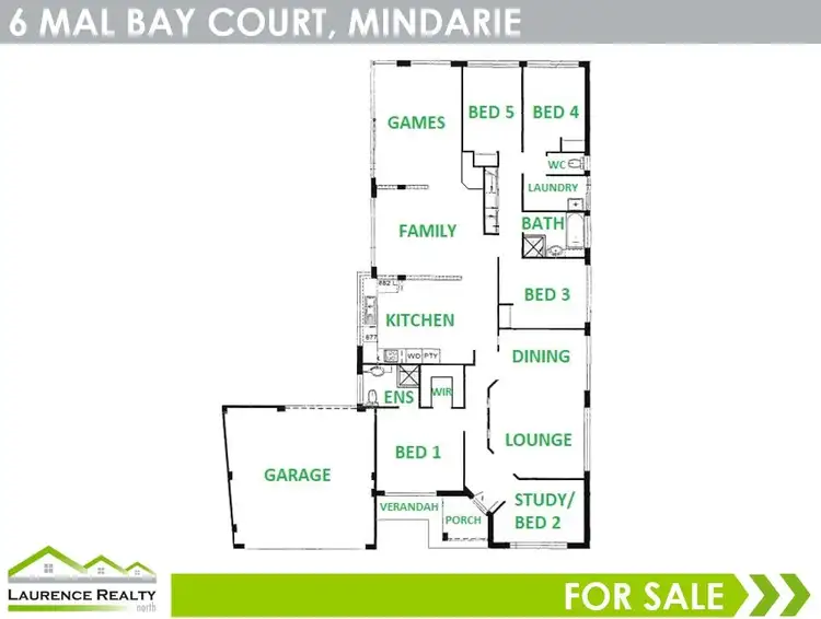Floorplan of Homely house listing, 6 Mal Bay Court, Mindarie WA 6030