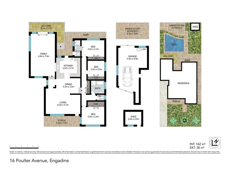 Floorplan of Homely house listing, 16 Poulter Avenue, Engadine NSW 2233