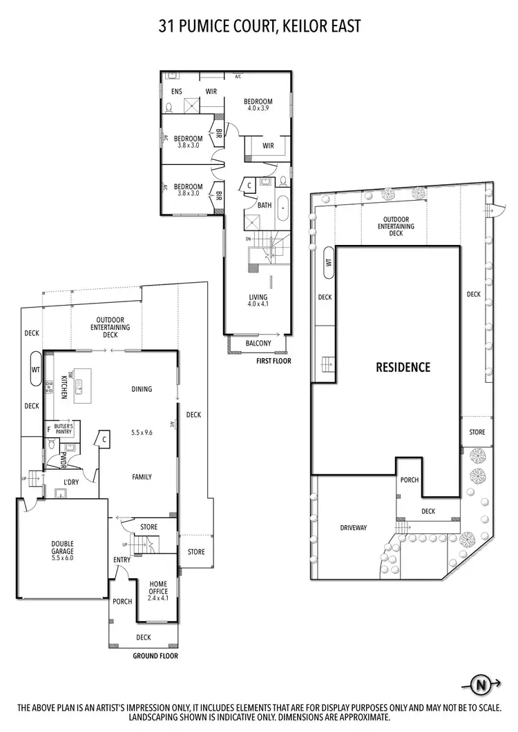 Floorplan of Homely house listing, 31 Pumice Court, Keilor East VIC 3033