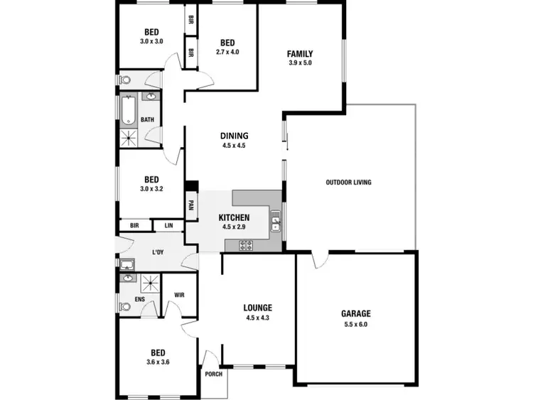 Floorplan of Homely house listing, 18 Exeter Avenue, Derrimut VIC 3026