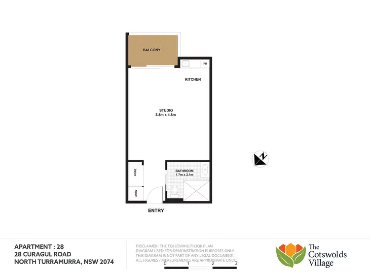 Floorplan of Homely apartment listing, A28/28 Curagul Road, North Turramurra NSW 2074