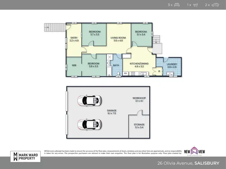 Floorplan of Homely house listing, 26 Olivia Avenue, Salisbury QLD 4107
