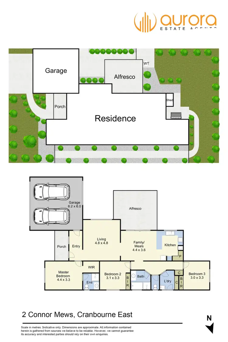 Floorplan of Homely house listing, 2 Connor Mews, Cranbourne East VIC 3977