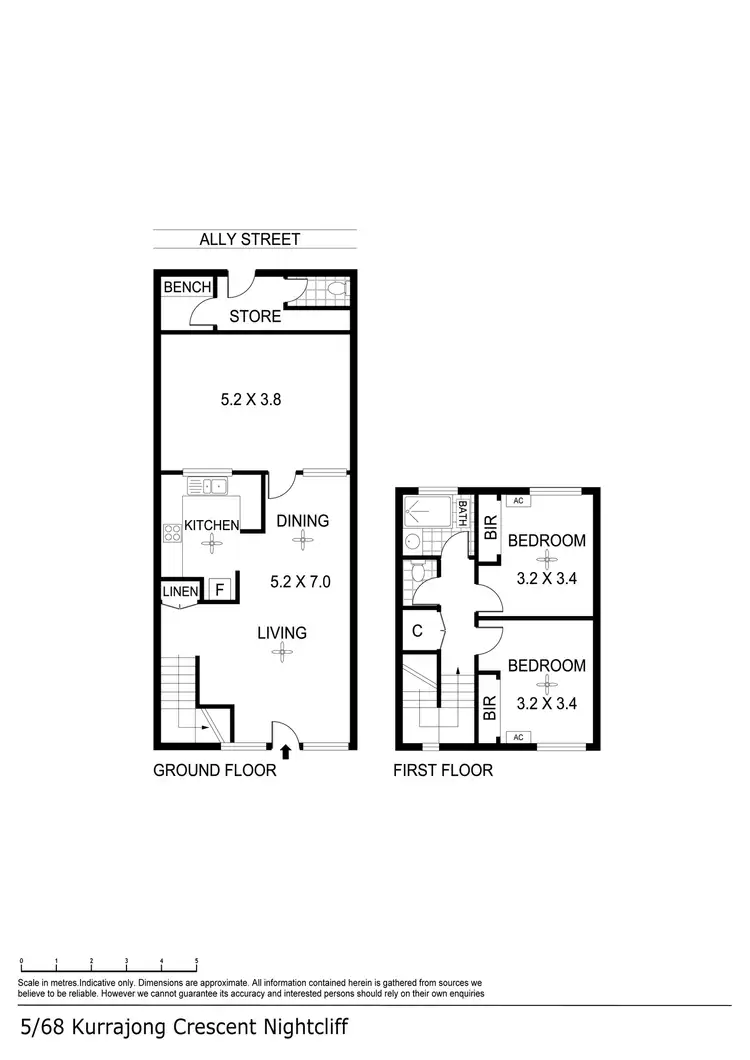 Floorplan of Homely unit listing, 5/68 Kurrajong Crescent, Nightcliff NT 810
