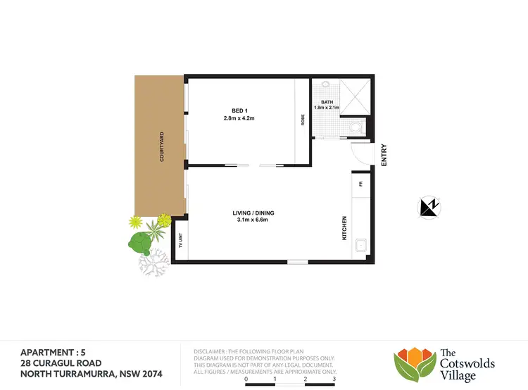 Floorplan of Homely apartment listing, A5/28 Curagul Road, North Turramurra NSW 2074