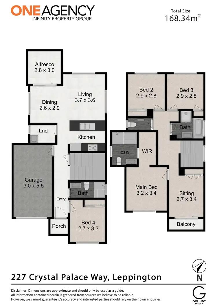 Floorplan of Homely house listing, 227 Crystal Palace Way, Leppington NSW 2179