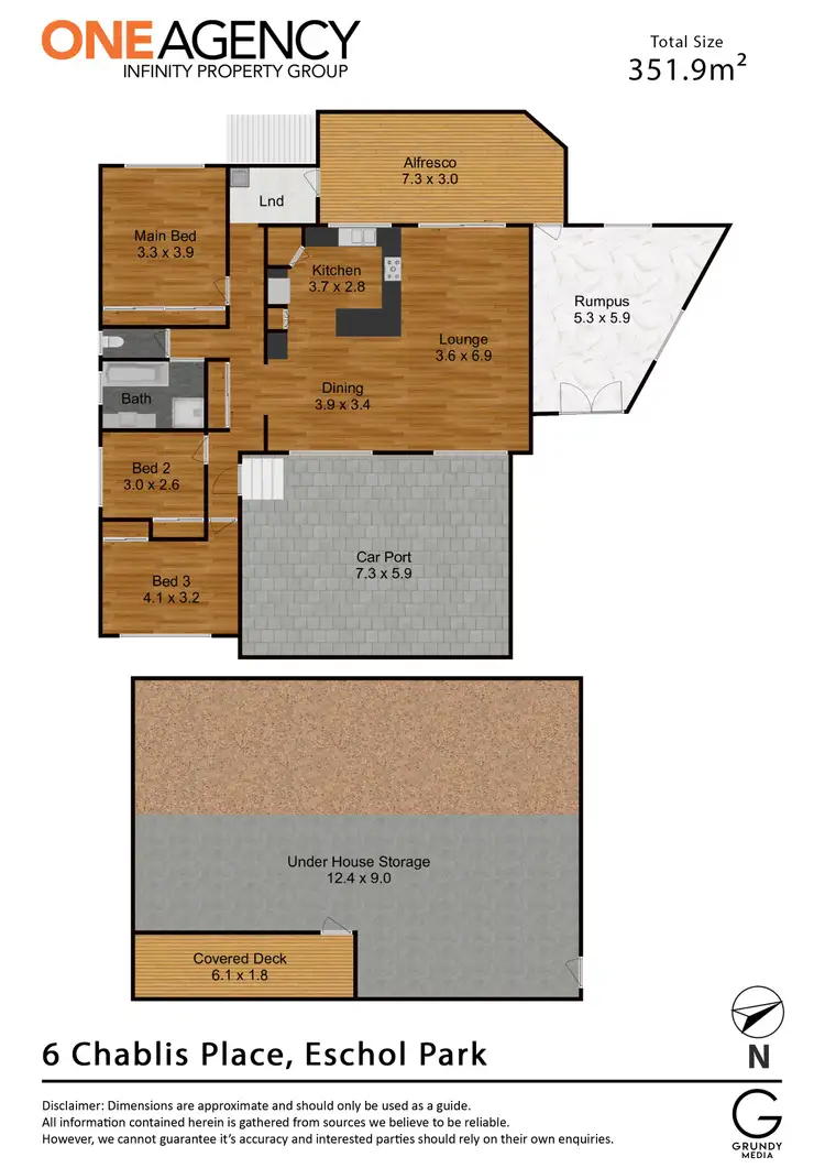 Floorplan of Homely house listing, 6 Chablis Place, Eschol Park NSW 2558
