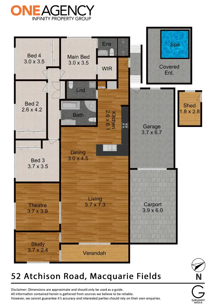 Floorplan of Homely house listing, 52 Atchison Road, Macquarie Fields NSW 2564