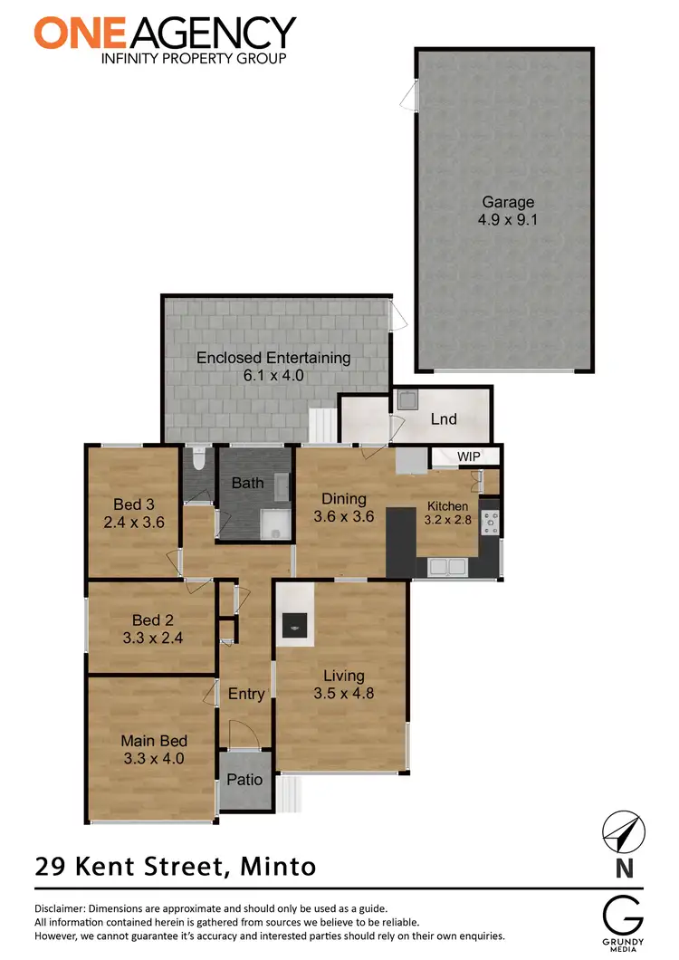 Floorplan of Homely house listing, 29 Kent Street, Minto NSW 2566