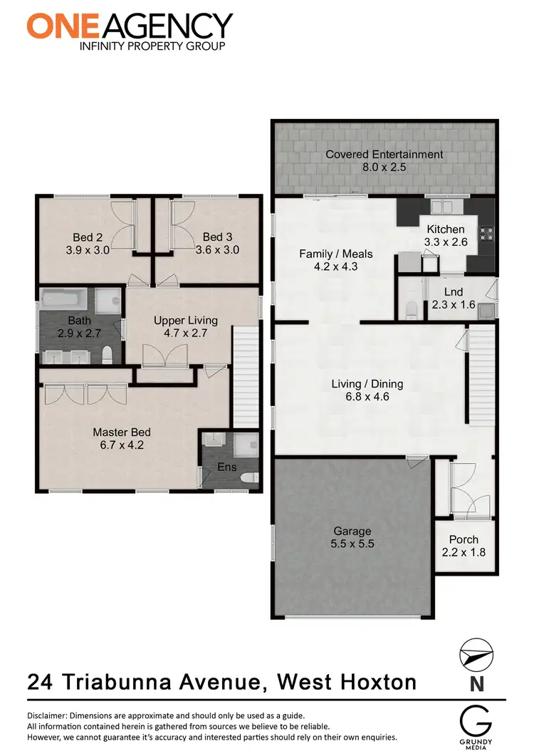 Floorplan of Homely house listing, 24 Triabunna Avenue, West Hoxton NSW 2171