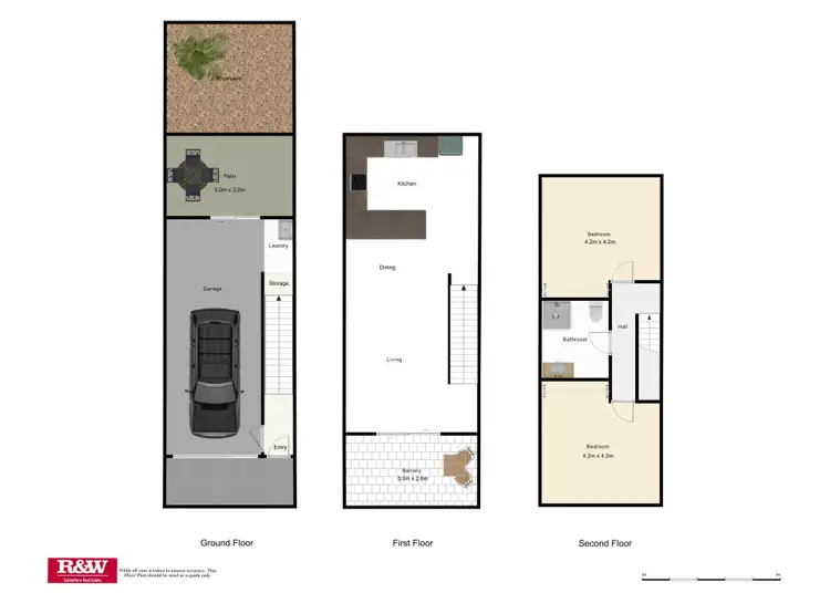 Floorplan of Homely unit listing, 2/6 Railway Parade, Caboolture QLD 4510