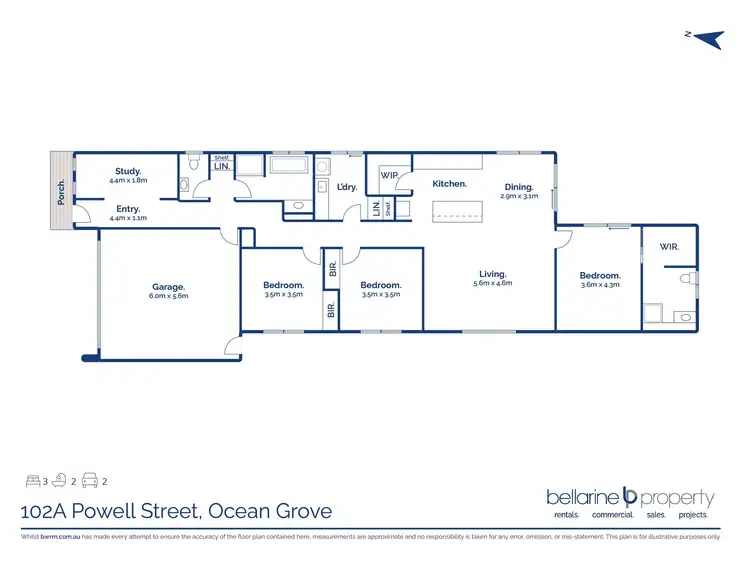 Floorplan of Homely land listing, 102A Powell Street, Ocean Grove VIC 3226