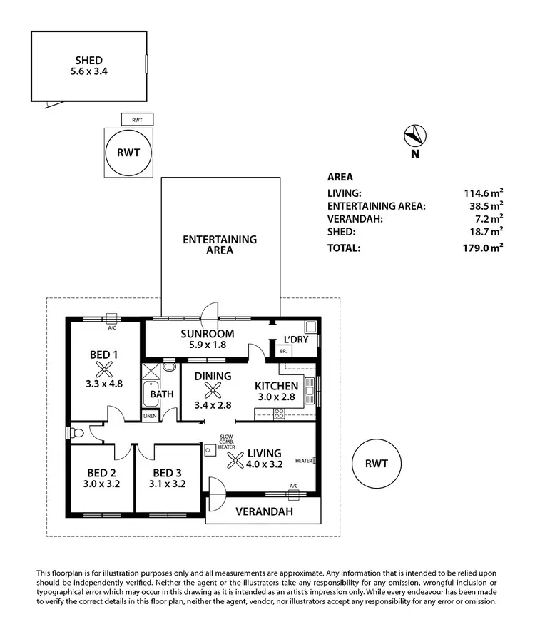 Floorplan of Homely house listing, 161 Swanport Road, Murray Bridge SA 5253