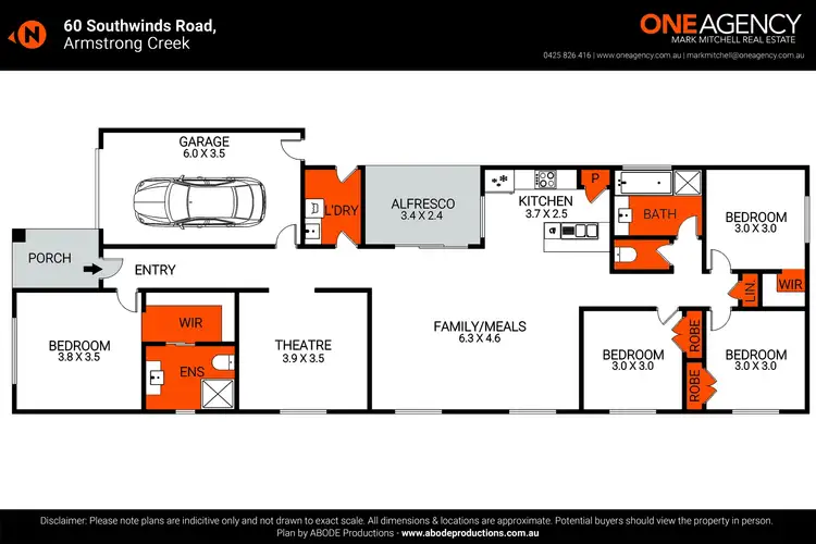 Floorplan of Homely house listing, 60 Southwinds Road, Armstrong Creek VIC 3217