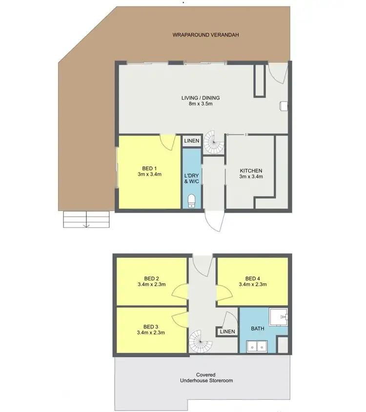Floorplan of Homely house listing, 74 Kalinda Road, Bar Point NSW 2083