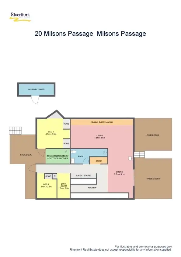 Floorplan of Homely house listing, 20 Milsons Passage, Milsons Passage NSW 2083