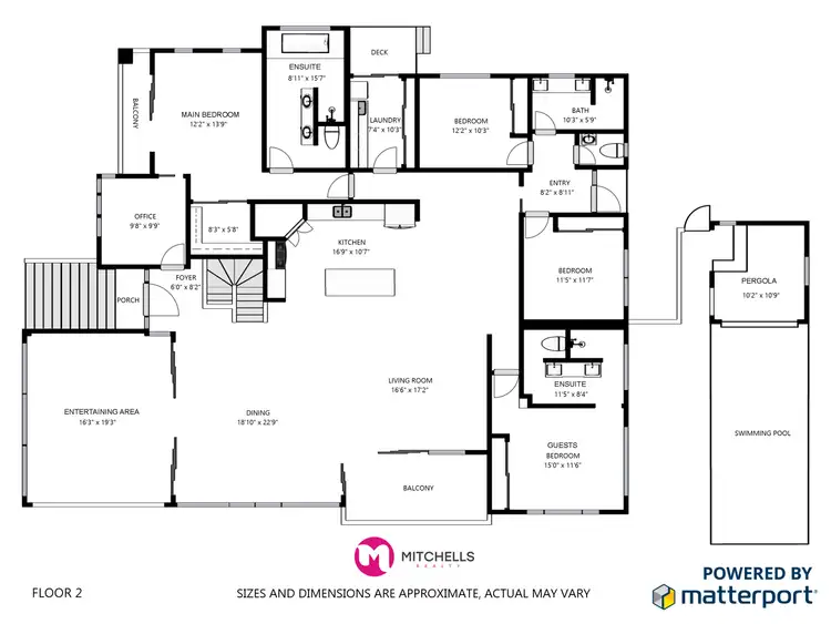 Floorplan of Homely house listing, 5 Swissalp Drive, Urraween QLD 4655
